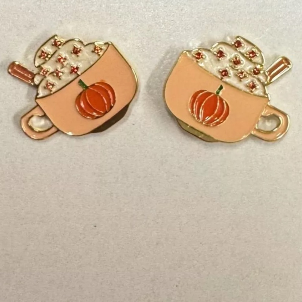 Anthropologie | Baublebar Pumpkin Mug Earrings - Picture 5 of 10